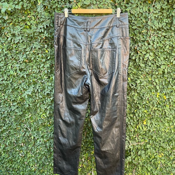 Isabel Marant Étoile | Faux-Leather Tessini Pants | US10 - Picture 8 of 12